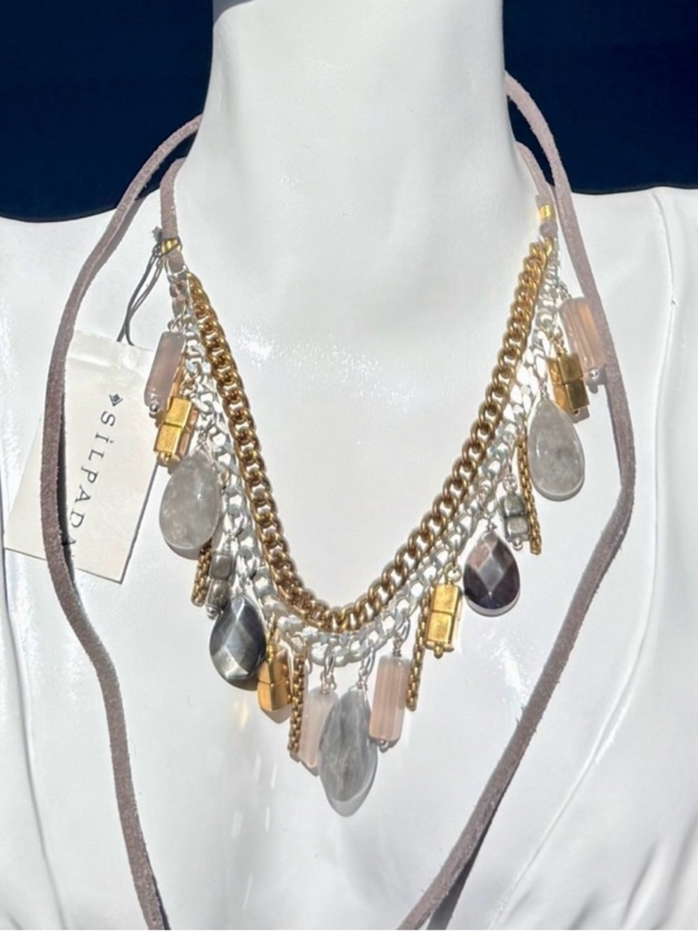 Silpada COURT YARD CHIC retired charm necklace NWT